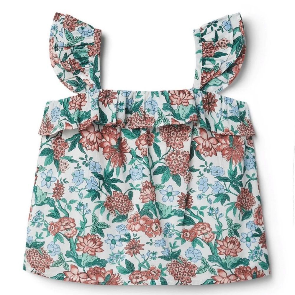 Janie and Jack NWT floral top size 6